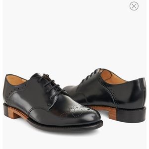 Angela Scott Ms. Presley Derby Shoe Black size 38 8.5